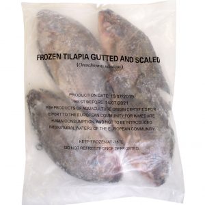 Paradise Products Frozen Tilapia Gutted and Scaled