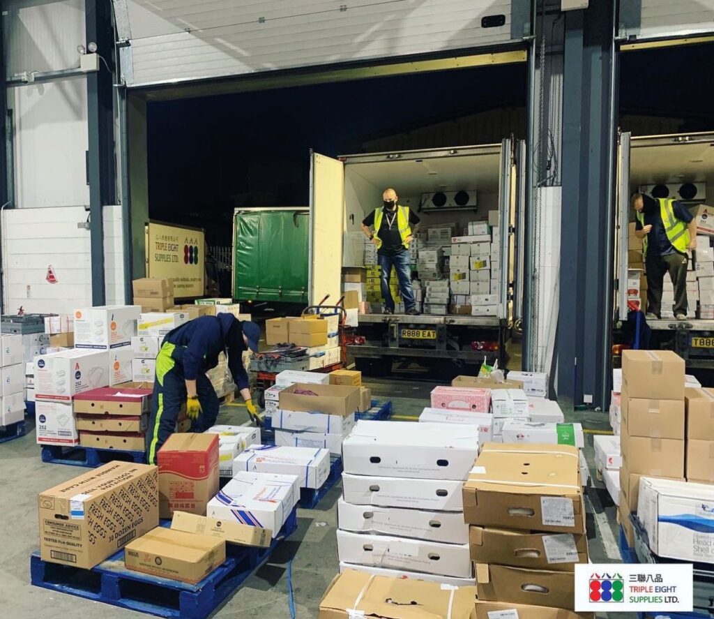 Triple Eight Supplies Loading Vans
